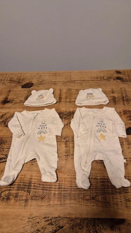 baby twin boys strampler