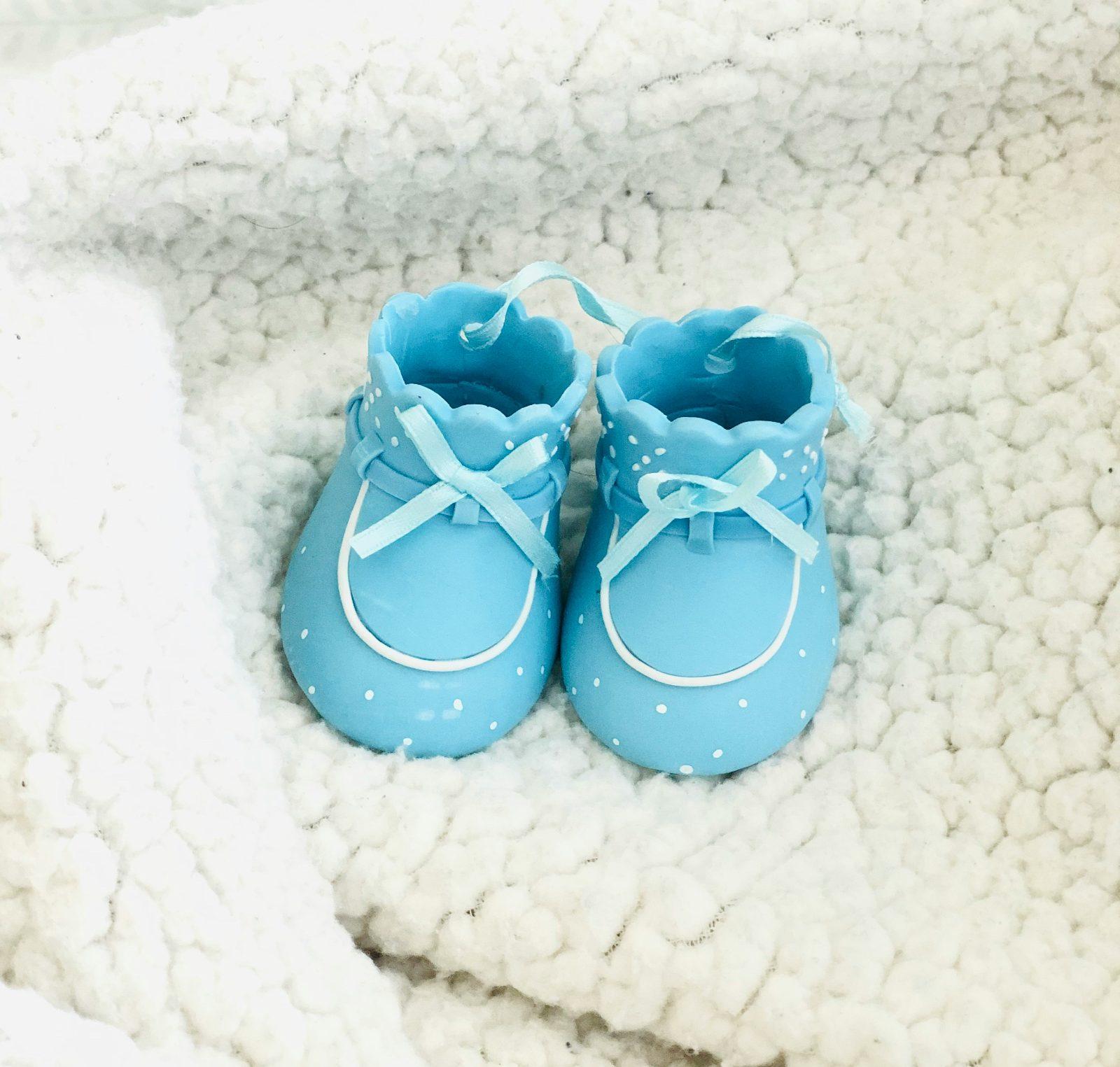 Cute baby blue shoes